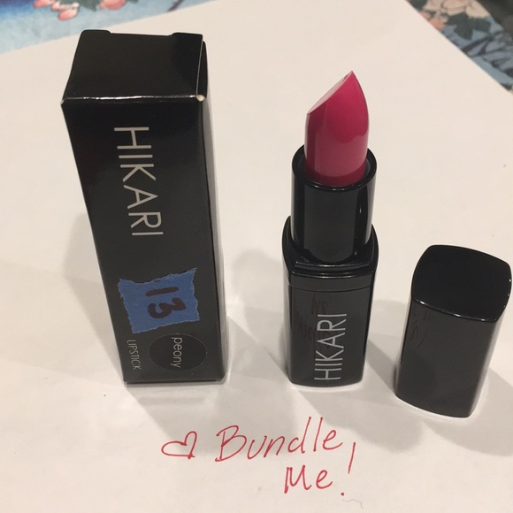 🎉5/25$  HIKARI Lipstick in Peony (pink) full size - Picture 2 of 5